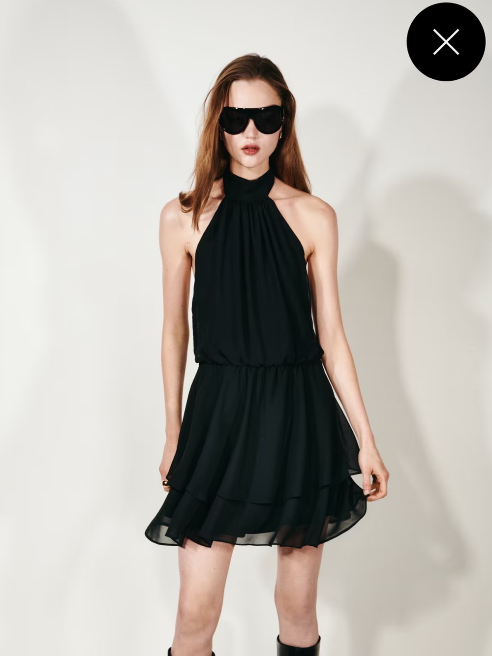 HM Chiffon Halter Dress